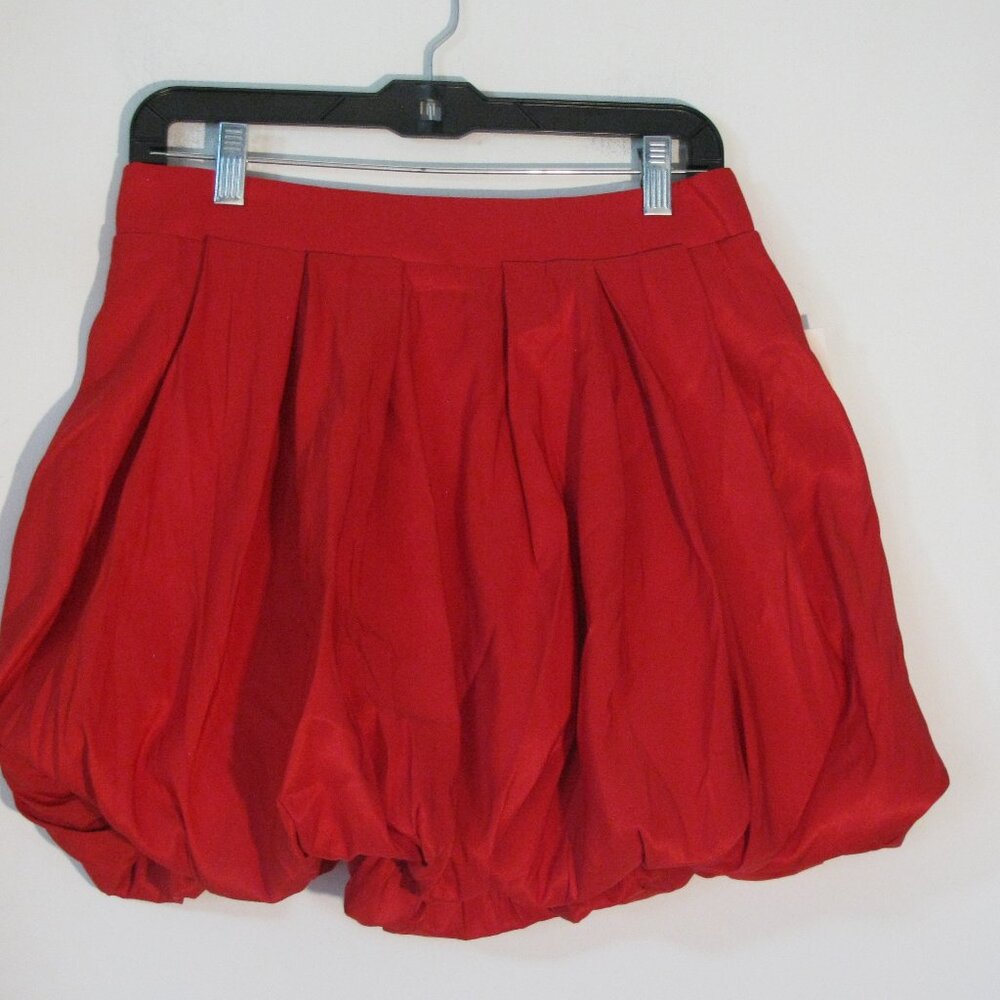 A New Day Red Pouf Skirt NWT $25 Bubble Skirt Holiday Party New